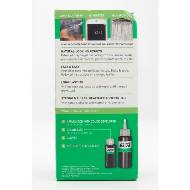 Just For Men Shampoo-In Color H-15 Dark Blond/Lightest Brown Hair Color Kit Single Application