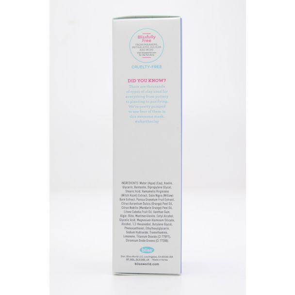 Bliss Pore Patrol Deep Detox Four-Clay Souffle Mask net wt 2 oz (57 mL)