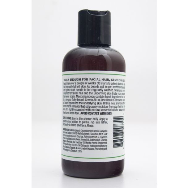 Cremo All-in-One Beard & Face Wash Mint Blend 6 fl oz