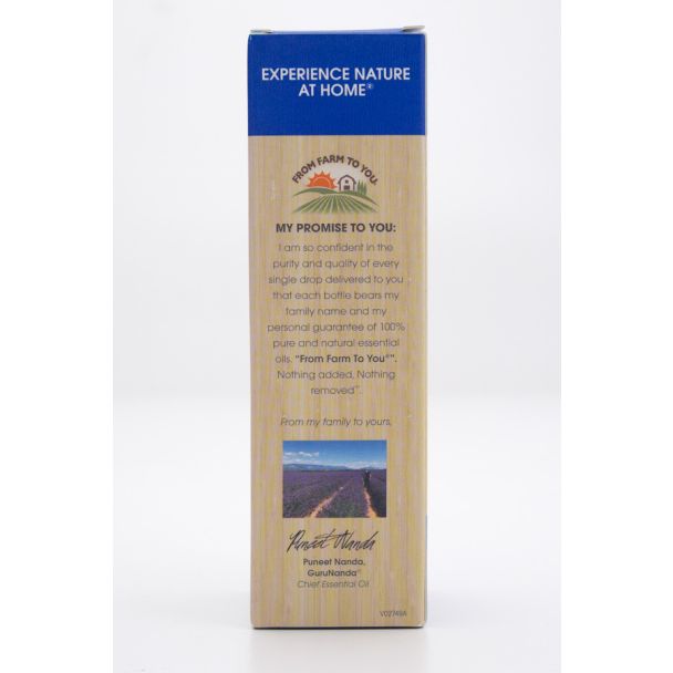 Gurunanda Spa Massage Oil Lavender Aromatherapy 2 fl oz