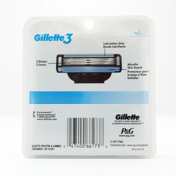 Gillette Gillette3 Razor Blade Refill 8 Cartridges