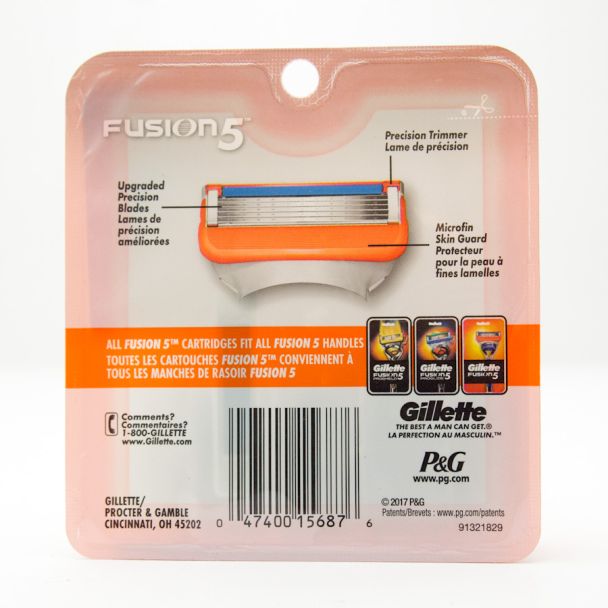 	 Gillette Fusion 5 Razor Blade Refill 4 Cartridges