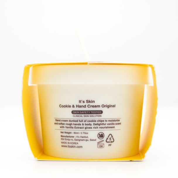 It's Skin Cookie & Hand Cream Original net wt 80 ml/2.7 oz