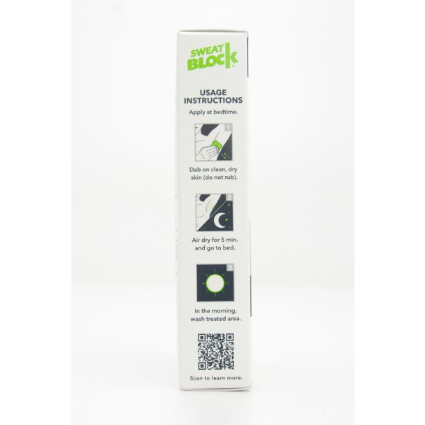 SweatBlock DriBoost Clinical Sweat Wipes Unscented Antiperspirant 5 Wipes