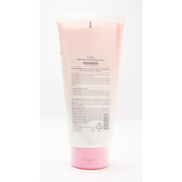 It's Skin The Fresh Rose Body Lotion net wt 250 mL (8.45 oz)