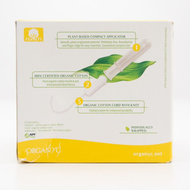 Organyc Compact Regular Tampons 16 Tampons