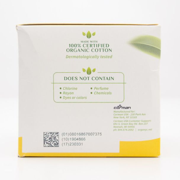 Organyc Compact Regular Tampons 16 Tampons