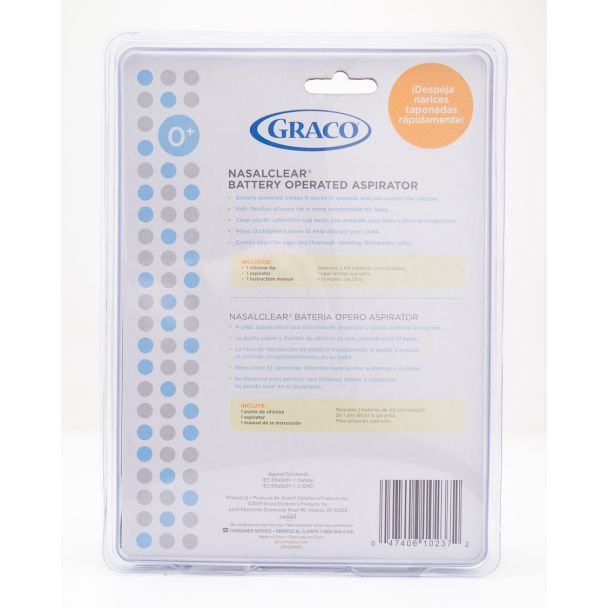Graco NasalClear Battery Operated Aspirator