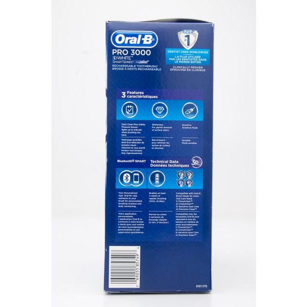 Oral-B Pro 3000 3D White Smart Series Electronic Toothbrush
