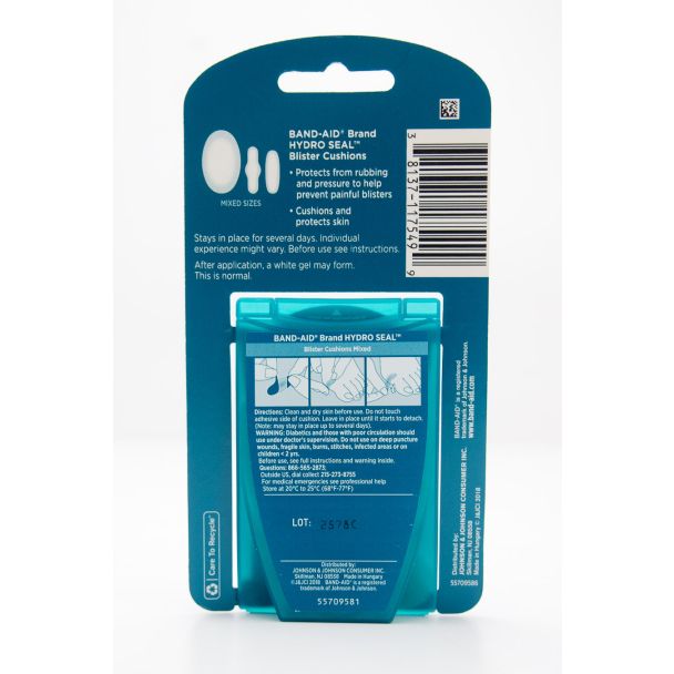 Band-Aid Hydro Seal Blister Cushions Variety 5 Blister Cushions