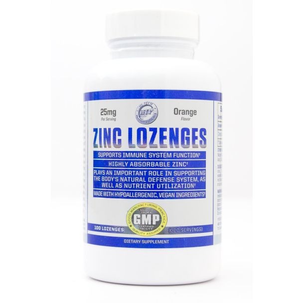Hi-Tech Pharmaceuticals Zinc Lozenges Orange Flavor 100 Lozenges