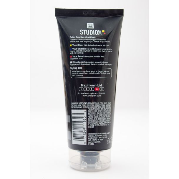 L'Oreal Studio Line InvisiGel Max Hold High Shine 6.8 fl oz