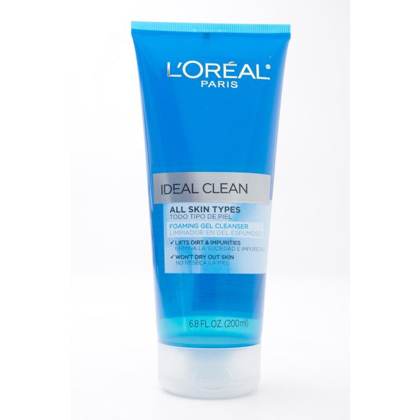 L'Oreal Ideal Clean Foaming Gel Cleanser All Skin Types 6.8 fl oz