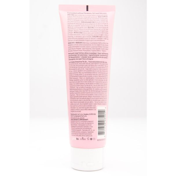 Yes To Watermelon Light Hydration Super Fresh Facial Cleanser for All Skin Types 4 fl oz