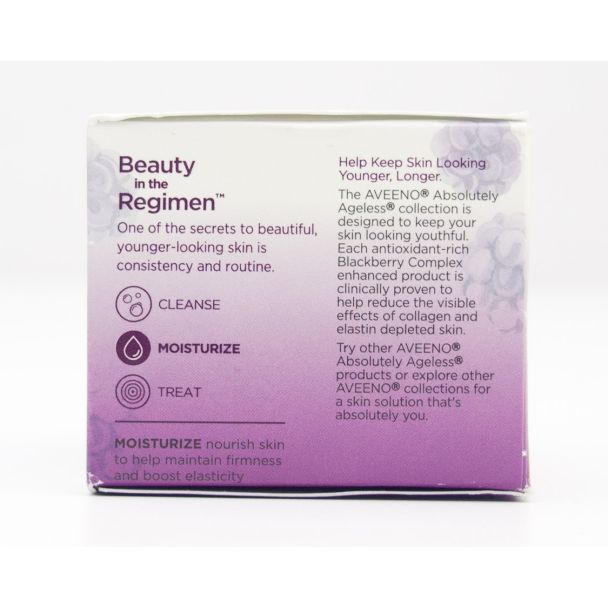 Aveeno Absolutely Ageless Restorative Night Cream Blackberry Complex net wt 1.7 oz