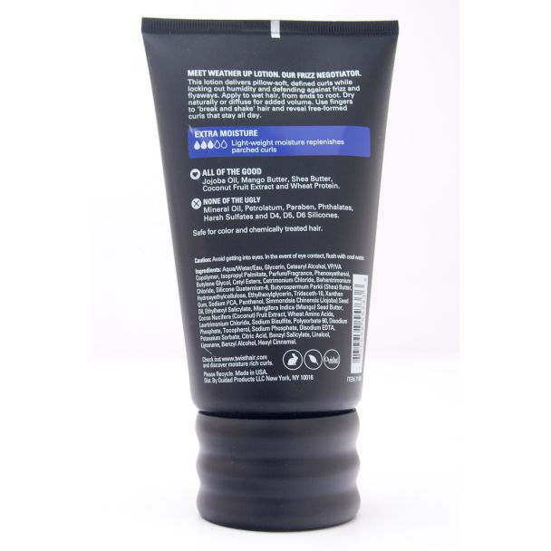 Twist by Ouidad Weather Up Lotion Super Light Styling Lotion Extra Moisture for Curls net wt 8.5 oz