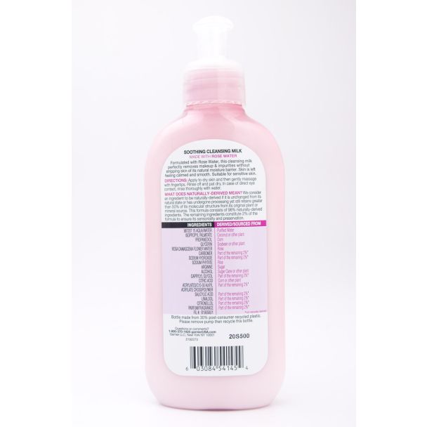 Garnier SkinActive Soothing Cleansing Milk Made with Rose Water 6.7 fl oz