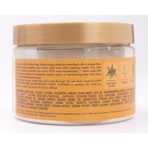 Shea Moisture Raw Shea Butter Deep Moisturizing Leave-in Conditioner w/Sea Kelp & Argan Oil net wt 11.5 fl oz