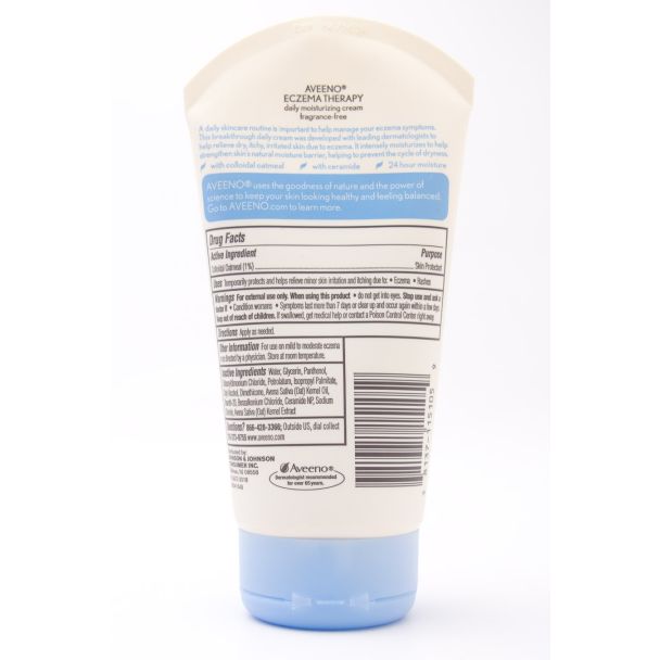 Aveeno Eczema Therapy Daily Moisturizing Cream with Colloidal Oatmeal & Ceramide net wt 5 oz