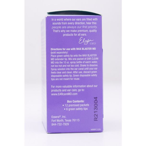 Wax Blaster MD Refill Pack 12 Premixed Sticks & 6 Green Safety Tips