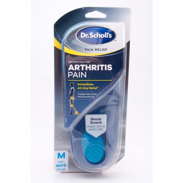 Dr. Scholl's Pain Relief Orthotics for Arthritis Pain Men's Size 8-12 1 Pair