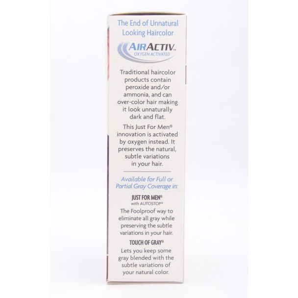 Just For Men Mustache & Beard Touch of Gray Air Activ Light & Medium Brown B-25/35 Multiple Application Kit