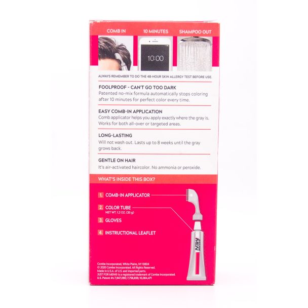 Just For Men Easy Comb-In Color A55 Real Black net wt 1.2 oz