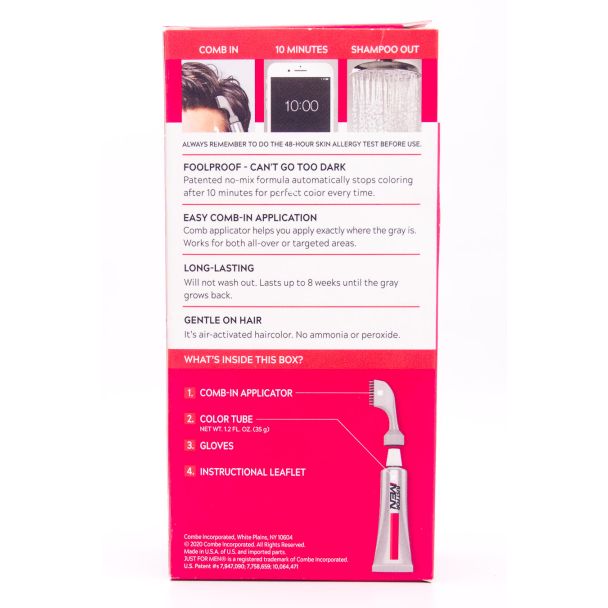 Just For Men Easy Comb-In Color A-60 Jet Black Single Application Kit