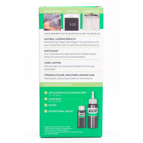Just For Men Shampoo-In Color H-25 Light Brown Single Application Kit