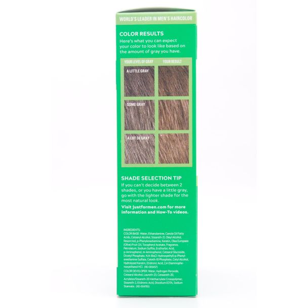 Just For Men Shampoo-In Color H-25 Light Brown Single Application Kit