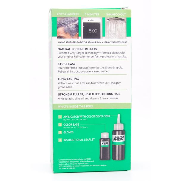 Just For Men Shampoo-In Color H-35 Medium Brown Single Application Kit