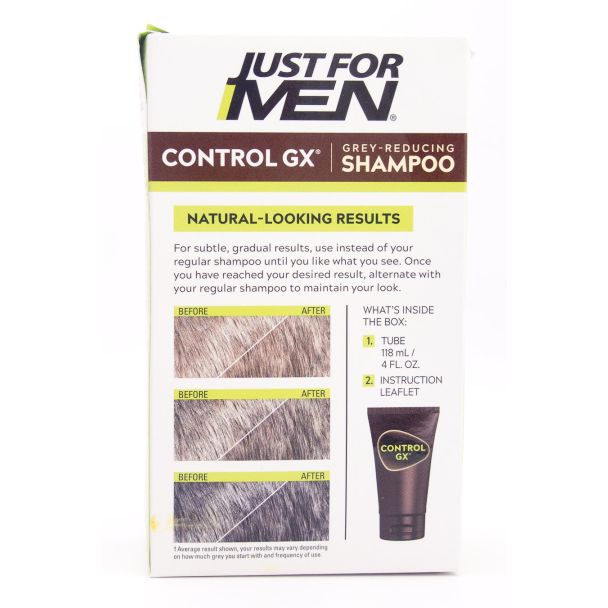 Just For Men Control GX Grey-Reducing Shampoo for Any Shade of Hair 4 fl oz