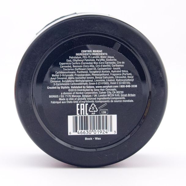 SexyHair Control Maniac Styling Wax net wt 2.5 oz