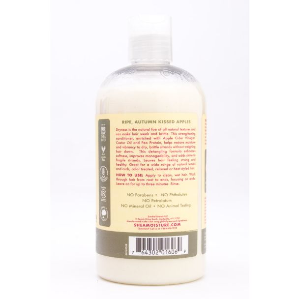Shea Moisture Apple Cider Vinegar & Castor Oil w/ Pea Protein Strengthening & Shine Conditioner 13 fl oz