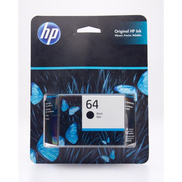 HP 64 Black Ink Cartridge HWDTN9J90AN