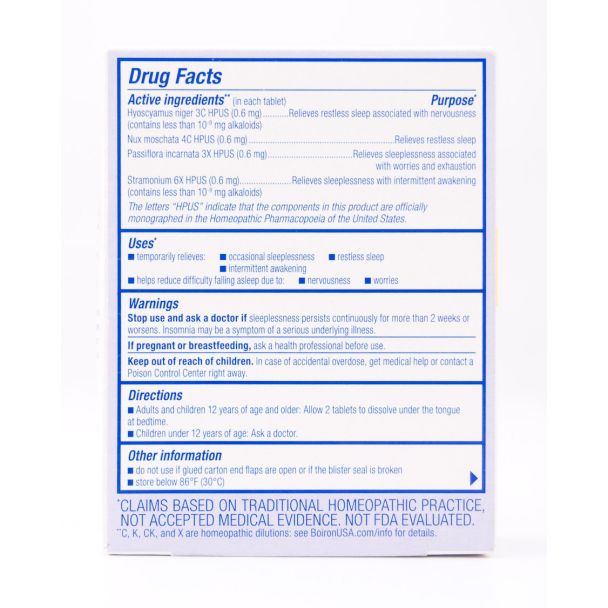 Boiron SleepCalm 60 Meltaway Tablets