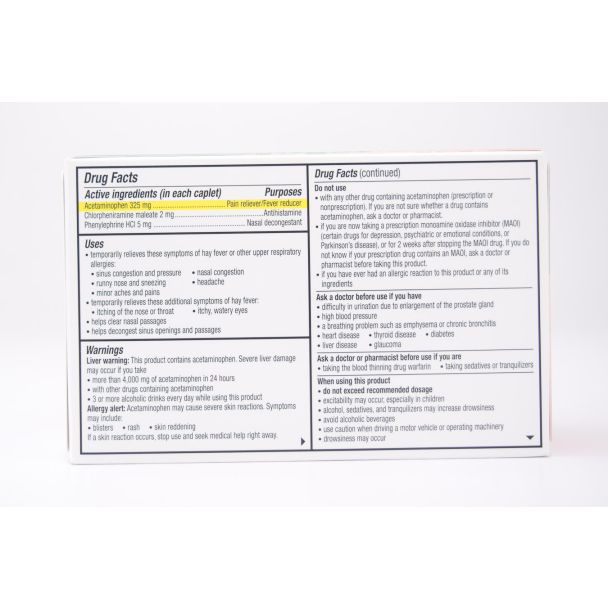 Flonase Headache & Allergy Relief 96 Caplets