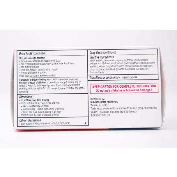 Flonase Headache & Allergy Relief 96 Caplets