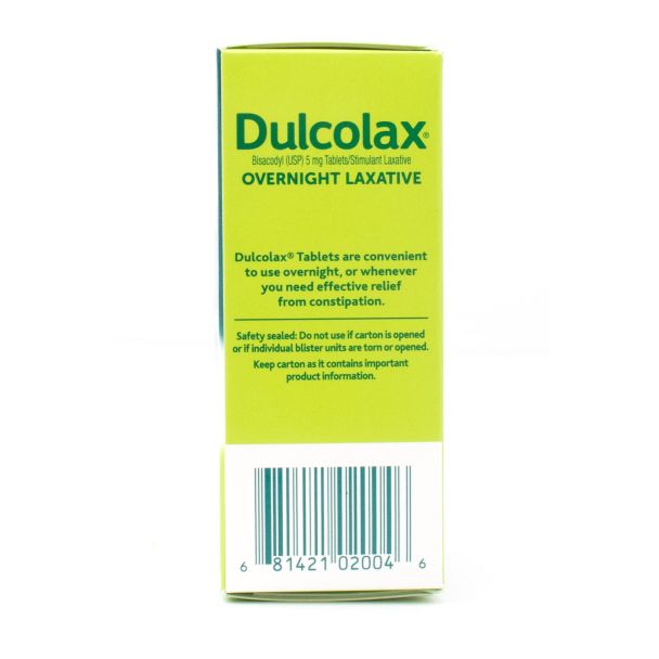 Dulcolax Overnight Laxative 180 Comfort Coated Tablets