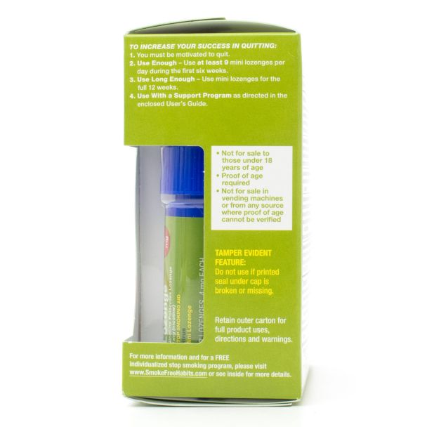 CVS Health  Sugar Free Nicotine Lozenge Citrus Mini Lozenge 4mg 81 Lozenges