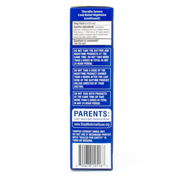 Theraflu Severe Cold Relief Value Pack Daytime & Nighttime Berry Flavor 2 - 8.3 fl oz Bottles