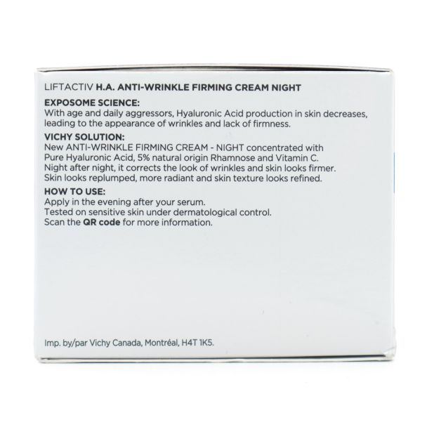 Vichy Laboratoires Liftactiv H.A. Anti-Wrinkle Firming Cream Night 50 mL (1.69 fl oz)