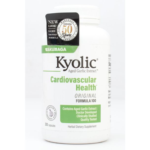 Kyolic Aged Garlic Extract Cardiovascular Health Original Formula 200 Capsules