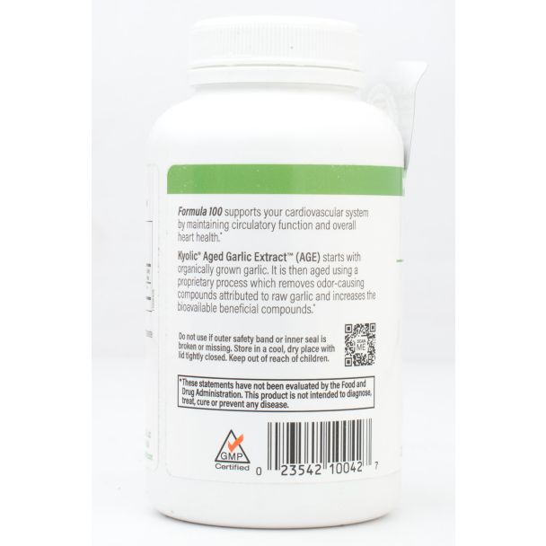 Kyolic Aged Garlic Extract Cardiovascular Health Original Formula 200 Capsules