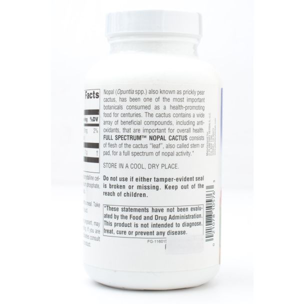 Planetary Herbals Full Spectrum Nopal Cactus Prickly Pear Cactus 1000mg 120 Tablets