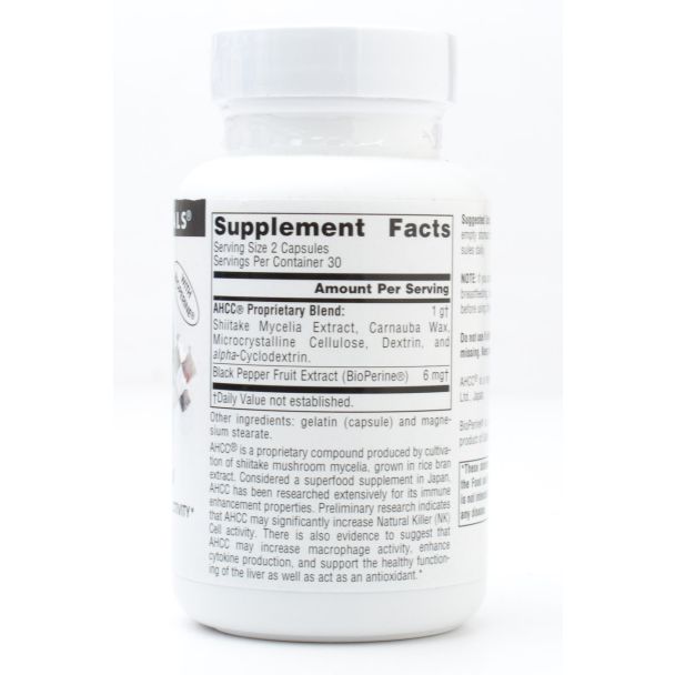 Source Naturals AHCC Dietary Supplement 60 Capsules
