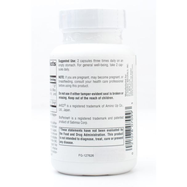 Source Naturals AHCC Dietary Supplement 60 Capsules