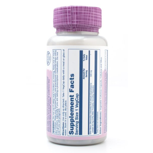 Solaray Vital Extracts Bitter Melon 500mg + Herbal Support 30 Vegcaps