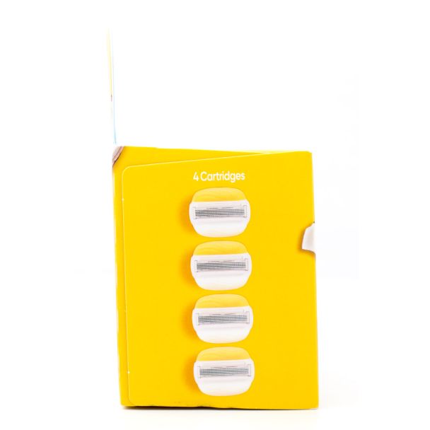 Gillette Venus + Olay 5 Blade Comfort Glide Coconut Replacement Razor Blades 4 Cartridges