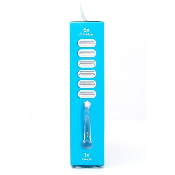 Gillette Venus Smooth 3 Blade Razor Kit 1 Razor & 6 Cartridges